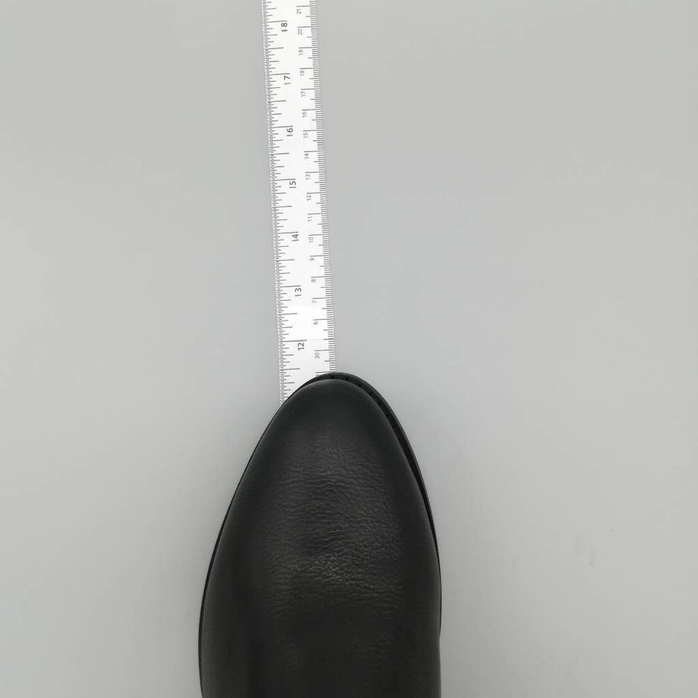Dingo Men Lefty Western Cowboy Boots Black Leather Block Heel Pull On 8.5 - Picture 5 of 11